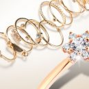 Большой выбор роскошных золотых колец